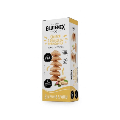 Ciastka z orzeszków arachidowych bezglutenowe 100g Glutenex