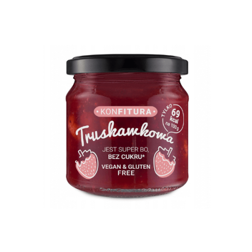 Konfitura truskawkowa bez dodatku cukru 190g Danex