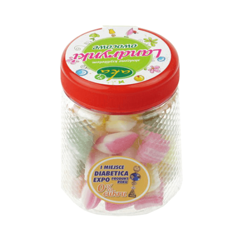 Landrynki owocowe bez cukru 160g aka