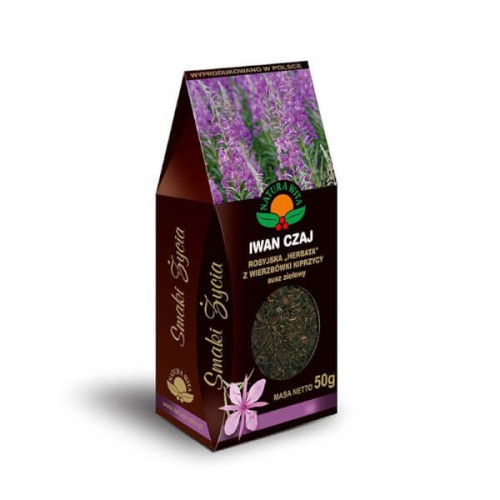 Rosyjska "herbata" Iwan Czaj z wierzbówki kiprzycy 50g Natura Wita